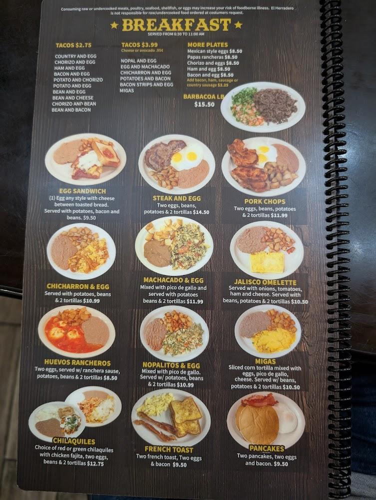 El Herradero De Jalisco Menu image 3